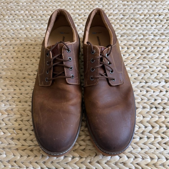 Johnston & Murphy McGuffey Lug Plain Toe Leather Shoes Waterproof Men’s Size 14